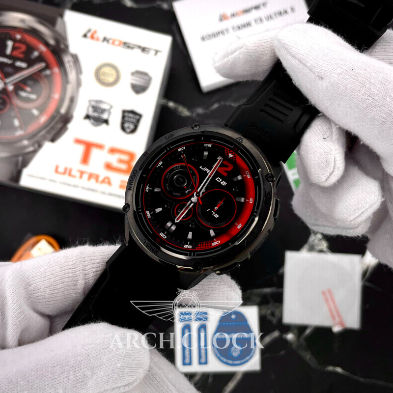 Годинник Kospet Tank T3 ULTRA 2 Black НОВИНКА, фото 3