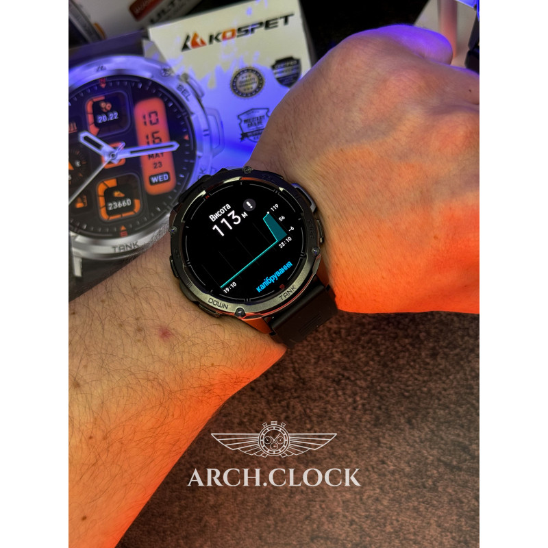 Kospet Tank T3 ULTRA Black + Compass GPS, фото 19