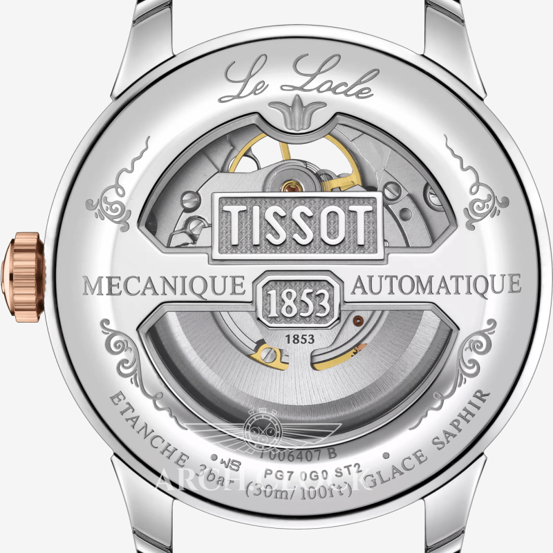Годинник TISSOT LE LOCLE POWERMATIC 80 OPEN HEART T006.407.22.033.02, фото 6