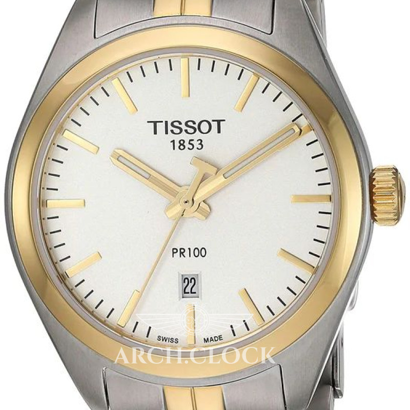 Годинник Tissot T-CLASSIC T101.210.22.031.01 Quartz Bicolor 100m, фото 10