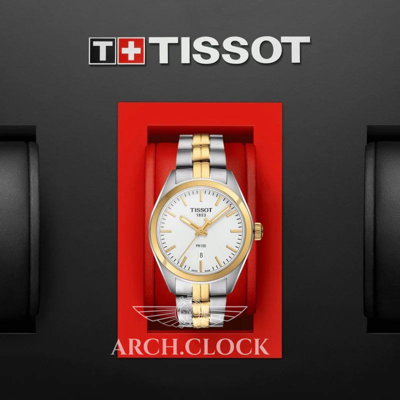 Годинник Tissot T-CLASSIC T101.210.22.031.01 Quartz Bicolor 100m, фото 21