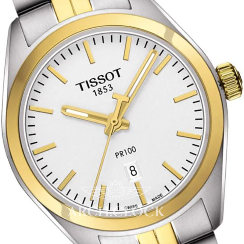 Годинник Tissot T-CLASSIC T101.210.22.031.01 Quartz Bicolor 100m, фото 20