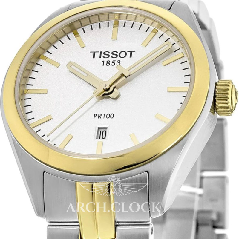 Годинник Tissot T-CLASSIC T101.210.22.031.01 Quartz Bicolor 100m, фото 18