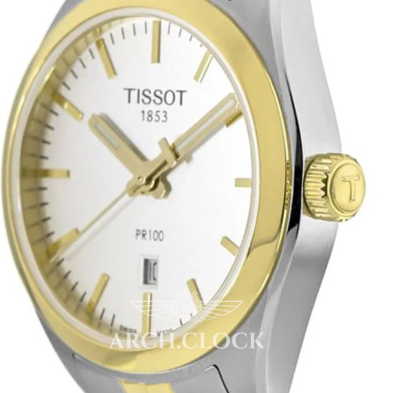 Годинник Tissot T-CLASSIC T101.210.22.031.01 Quartz Bicolor 100m, фото 17