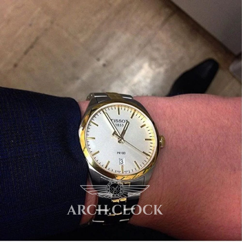 Годинник Tissot T-CLASSIC T101.210.22.031.01 Quartz Bicolor 100m, фото 2