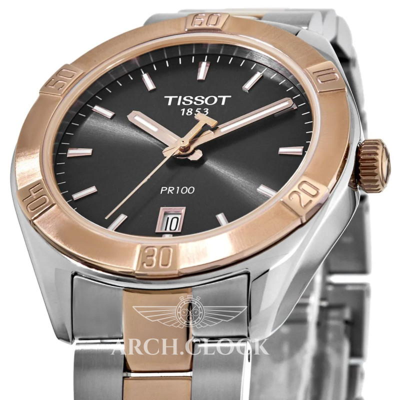 Годинник Tissot CLASSIC T101.910.22.061.00 Quartz Bicolor 100m, фото 14