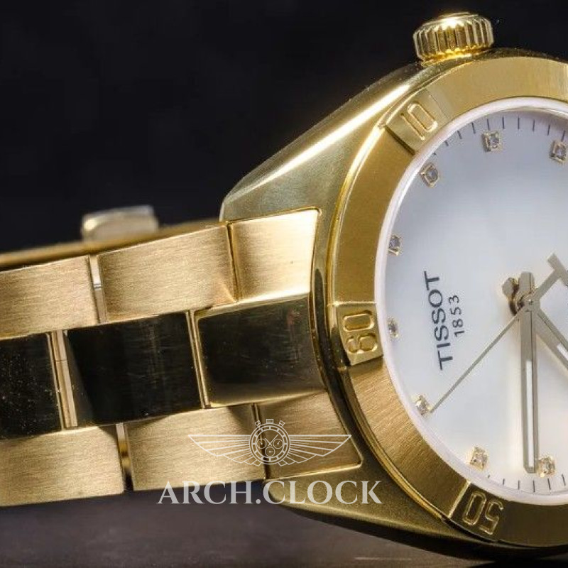 Годинник Tissot CLASSIC T101.910.33.116.01 GOLD Quartz 100m, фото 14