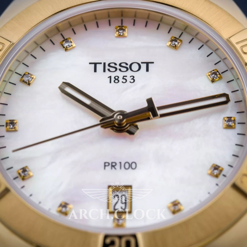 Годинник Tissot CLASSIC T101.910.33.116.01 GOLD Quartz 100m, фото 17