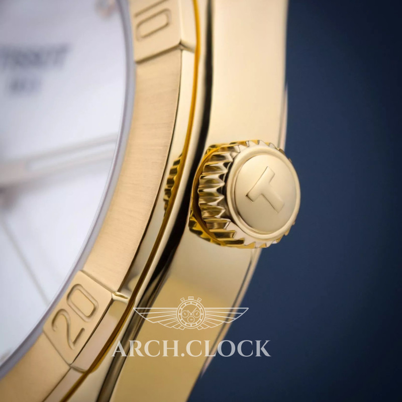 Годинник Tissot CLASSIC T101.910.33.116.01 GOLD Quartz 100m, фото 15