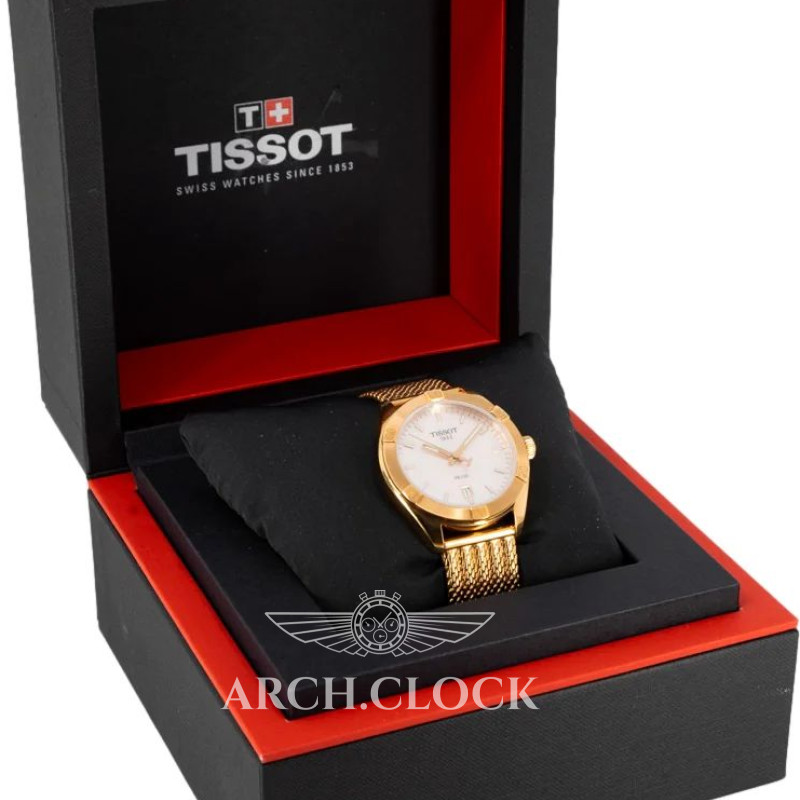 Годинник Tissot CLASSIC T101.910.33.151.00 GOLD Quartz 100m, фото 9