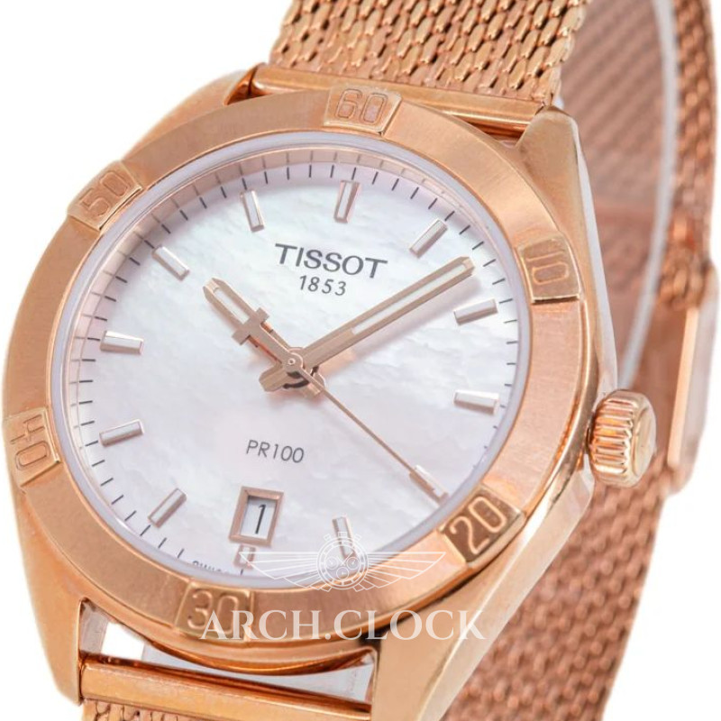 Годинник Tissot CLASSIC T101.910.33.151.00 GOLD Quartz 100m, фото 10