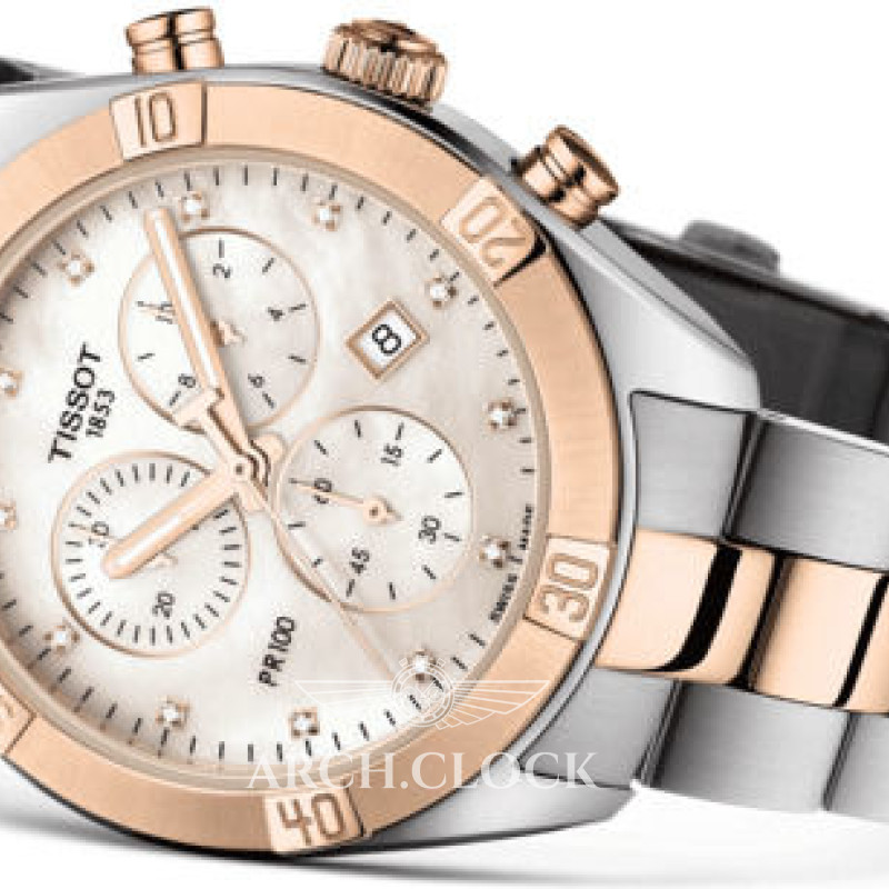 Годинник TISSOT PR 100 SPORT CHIC CHRONOGRAPH T101.917.22.116.00, фото 8