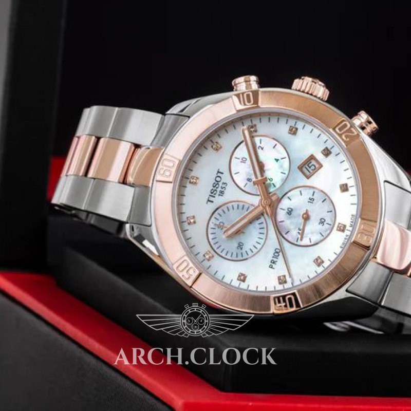 Годинник TISSOT PR 100 SPORT CHIC CHRONOGRAPH T101.917.22.116.00, фото 2