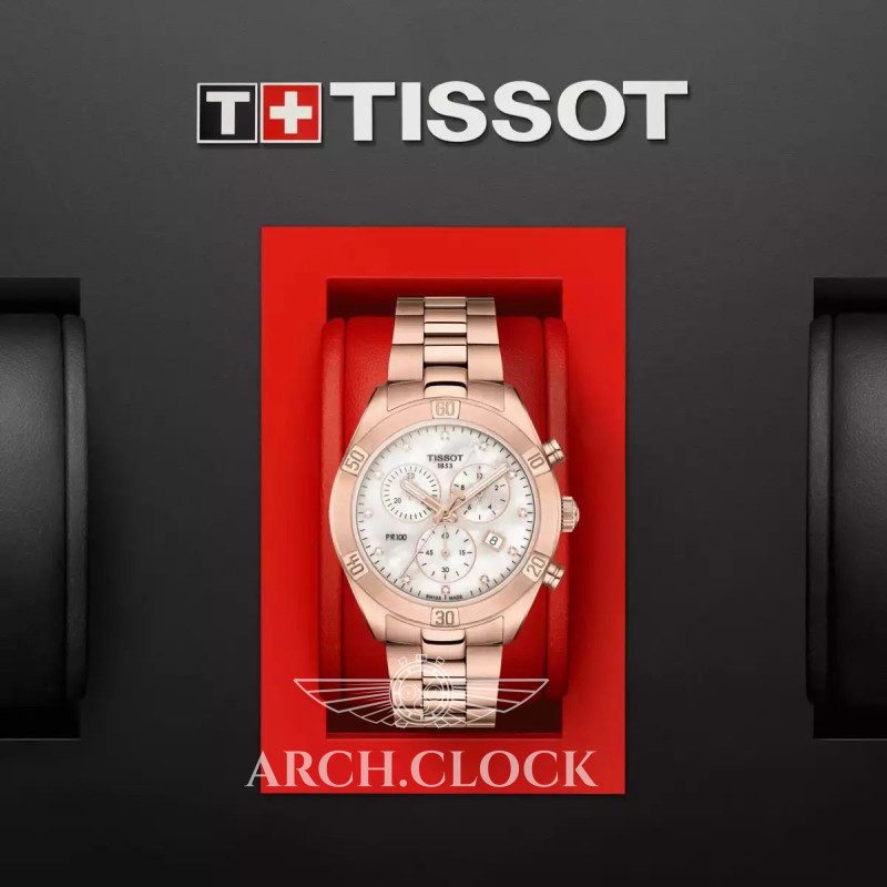 Годинник Tissot T101.917.33.116.00 Quartz Gold 100m Chronograph, фото 8
