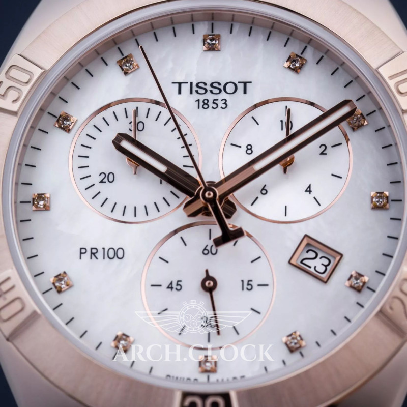 Годинник Tissot T101.917.33.116.00 Quartz Gold 100m Chronograph, фото 4