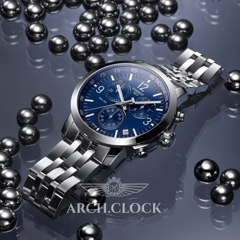 Годинник TISSOT PRC 200 CHRONOGRAPH T114.417.11.047.00, фото 6