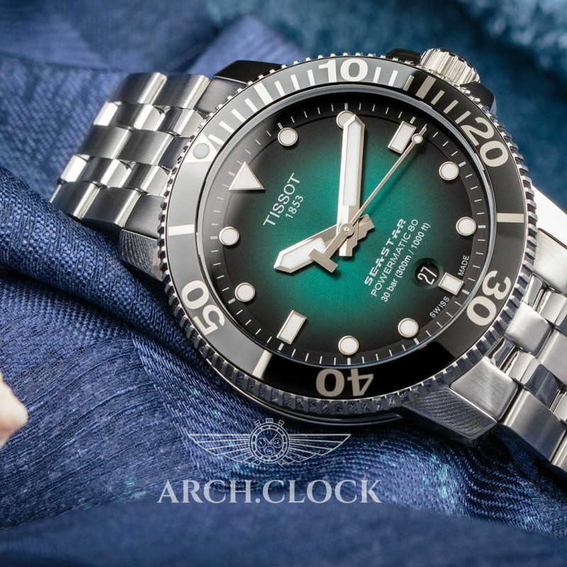 Годинник TISSOT SEASTAR 1000 POWERMATIC 80 T120.407.11.091.01, фото 16