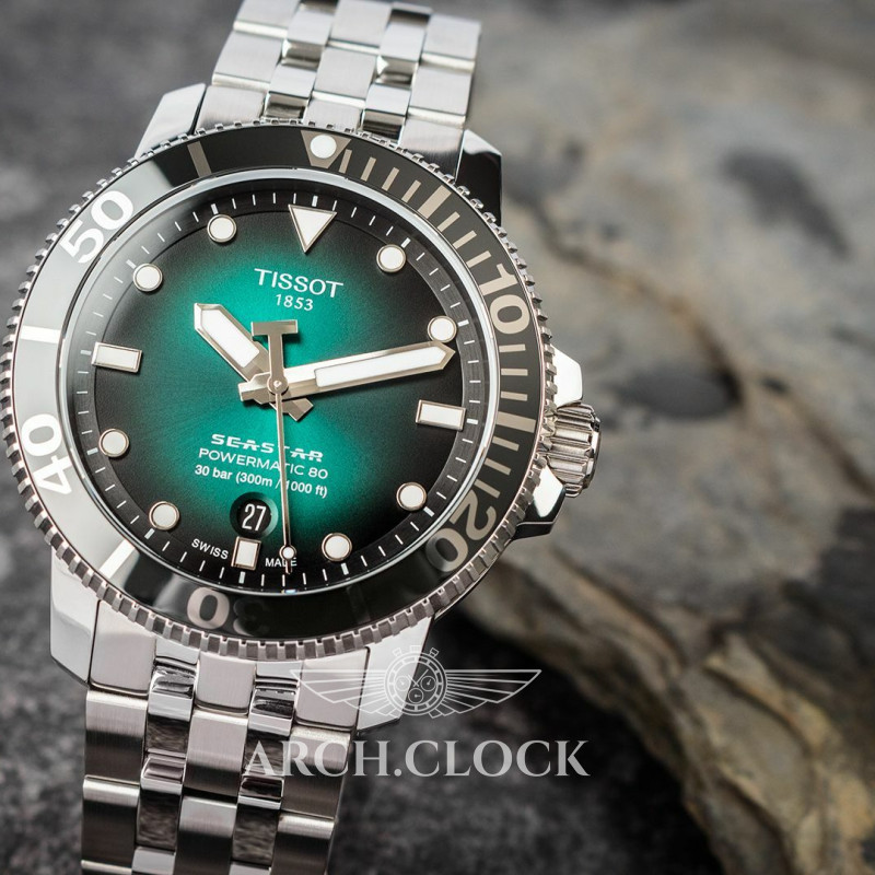 Годинник TISSOT SEASTAR 1000 POWERMATIC 80 T120.407.11.091.01, фото 14