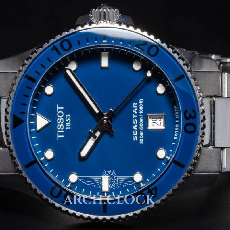 Годинник TISSOT SEASTAR 1000 CHRONOGRAPH T120.410.11.041.00, фото 13