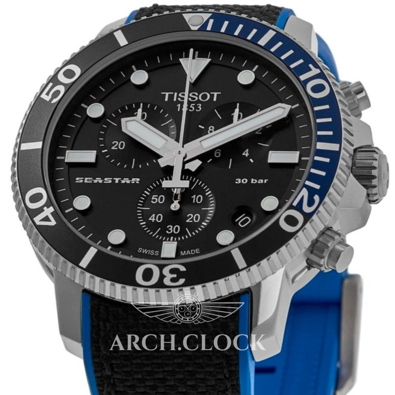 Годинник TISSOT SEASTAR 1000 CHRONOGRAPH T120.417.17.051.03, фото 9