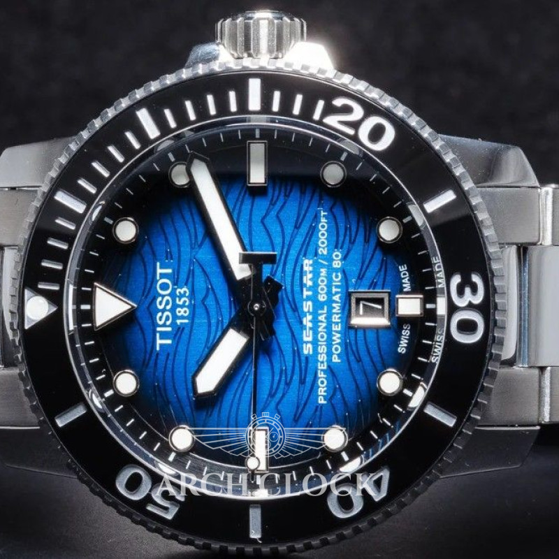 Годинник Tissot T120.607.11.041.01 Seastar 2000 Professional Powermatic 80, фото 5