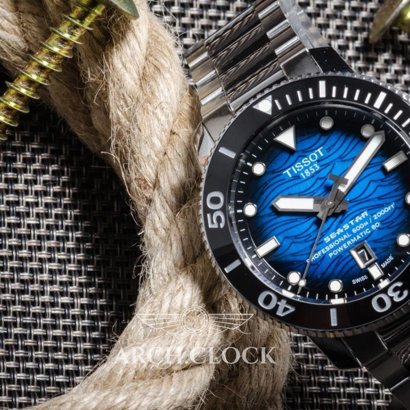 Годинник Tissot T120.607.11.041.01 Seastar 2000 Professional Powermatic 80, фото 19