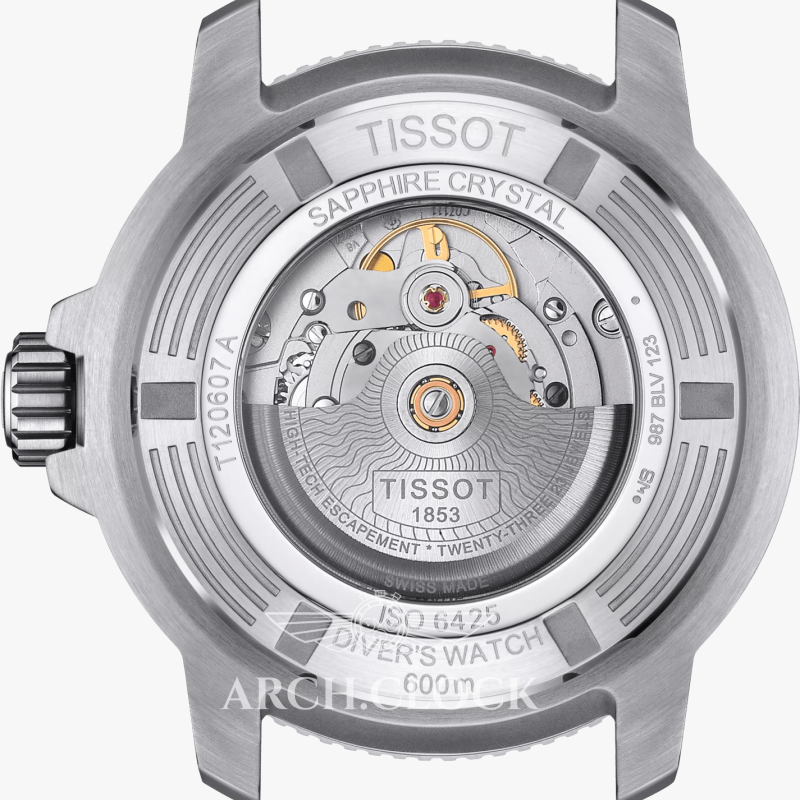 Годинник Tissot T120.607.11.041.01 Seastar 2000 Professional Powermatic 80, фото 22