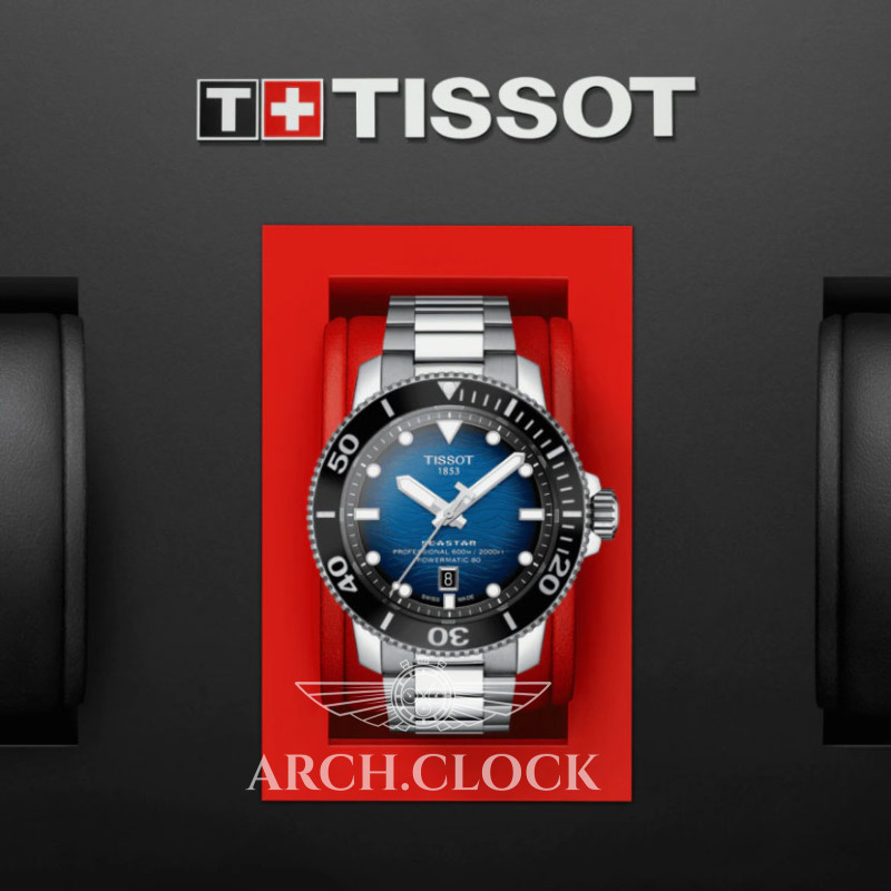 Годинник Tissot T120.607.11.041.01 Seastar 2000 Professional Powermatic 80, фото 17