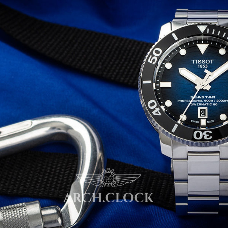 Годинник Tissot T120.607.11.041.01 Seastar 2000 Professional Powermatic 80, фото 23