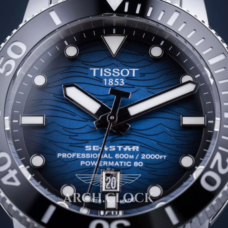 Годинник Tissot T120.607.11.041.01 Seastar 2000 Professional Powermatic 80, фото 11