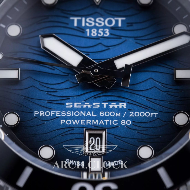 Годинник Tissot T120.607.11.041.01 Seastar 2000 Professional Powermatic 80, фото 8