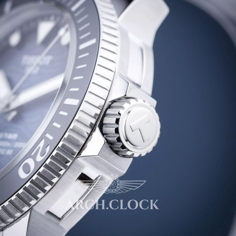 Годинник Tissot T120.607.11.041.01 Seastar 2000 Professional Powermatic 80, фото 7