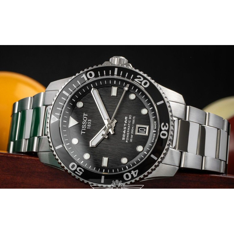 TISSOT SEASTAR 1000 POWERMATIC 80 T120.807.11.051.00 40mm, фото 2