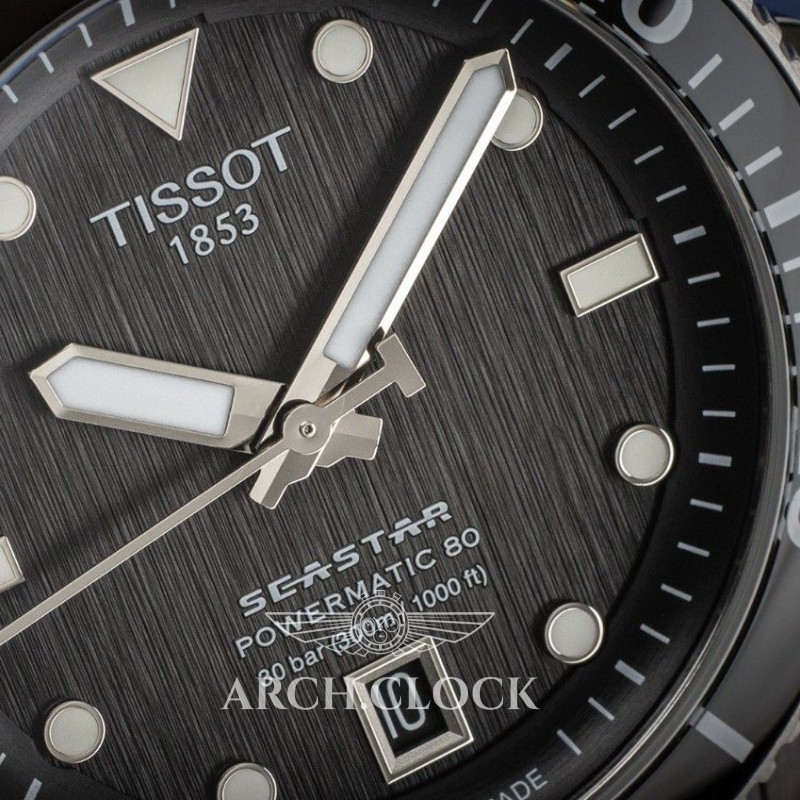 Годинник TISSOT SEASTAR 1000 POWERMATIC 80 T120.807.11.051.00 40mm, фото 10