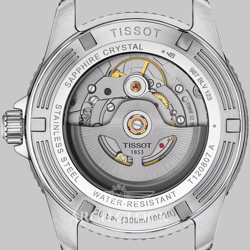Годинник TISSOT SEASTAR 1000 POWERMATIC 80 T120.807.11.051.00 40mm, фото 9