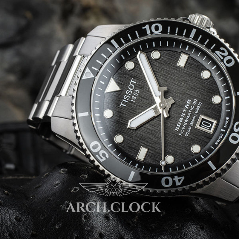 Годинник TISSOT SEASTAR 1000 POWERMATIC 80 T120.807.11.051.00 40mm, фото 8