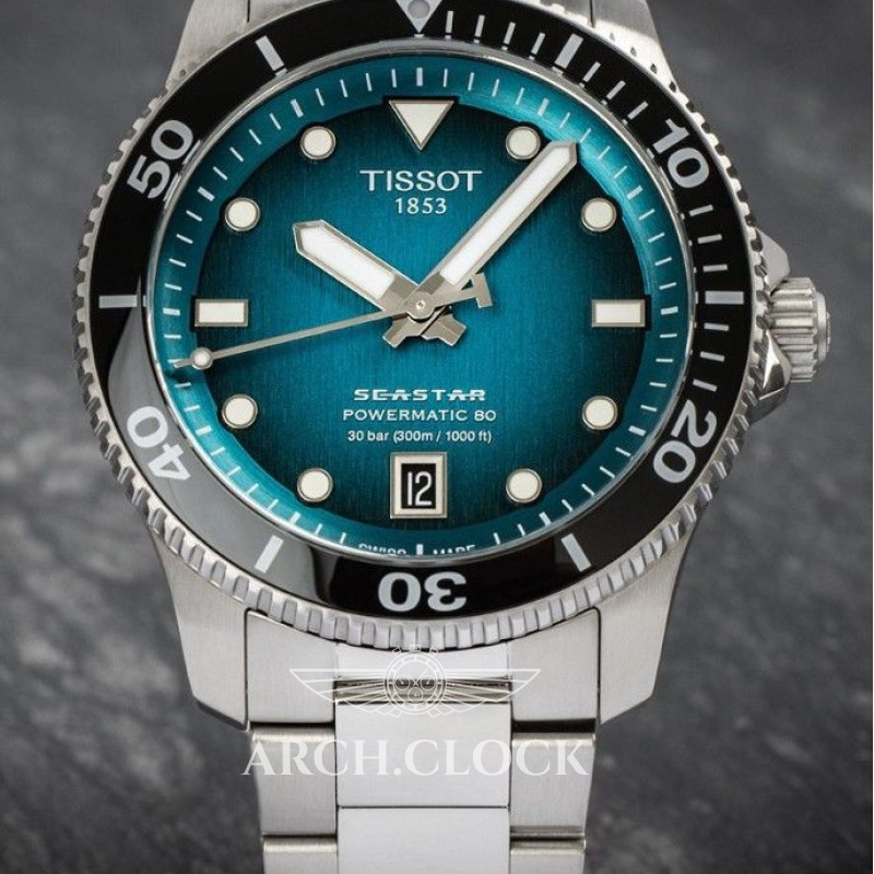Годинник TISSOT SEASTAR 1000 POWERMATIC 80 T120.807.11.091.00 40mm, фото 12