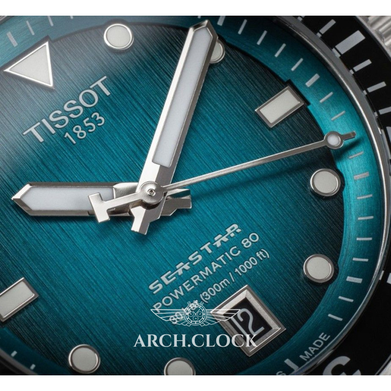 TISSOT SEASTAR 1000 POWERMATIC 80 T120.807.11.091.00 40mm, фото 6