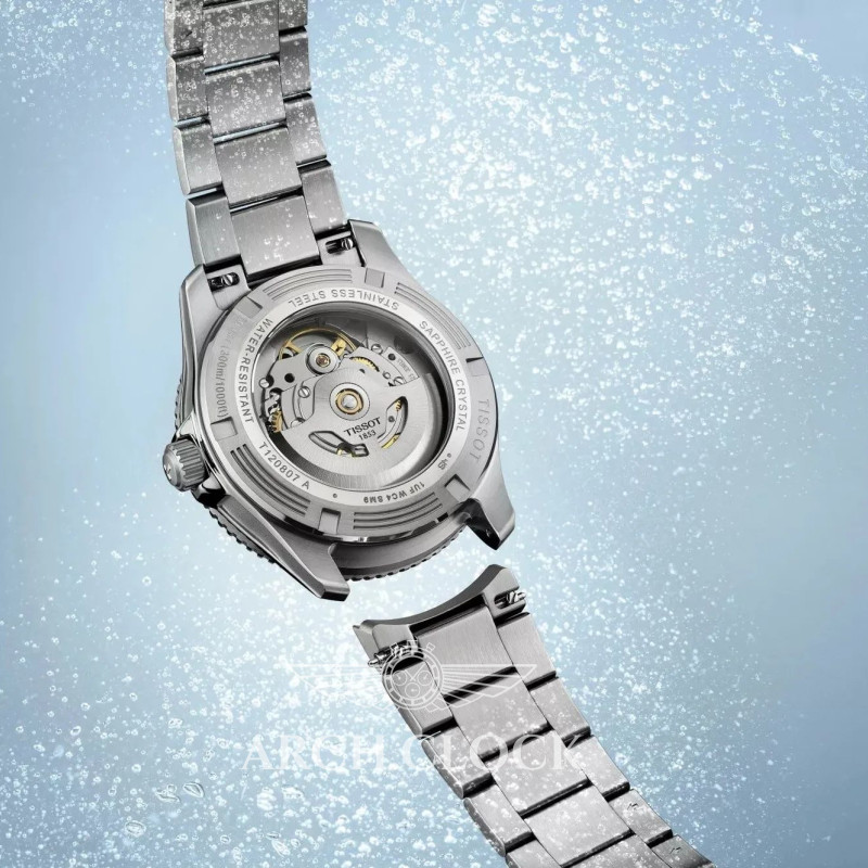 Годинник TISSOT SEASTAR 1000 POWERMATIC 80 T120.807.11.091.00 40mm, фото 6