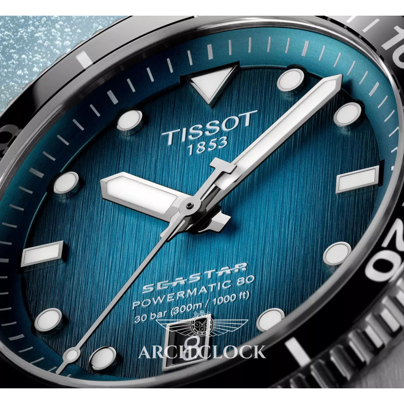 TISSOT SEASTAR 1000 POWERMATIC 80 T120.807.11.091.00 40mm, фото 13