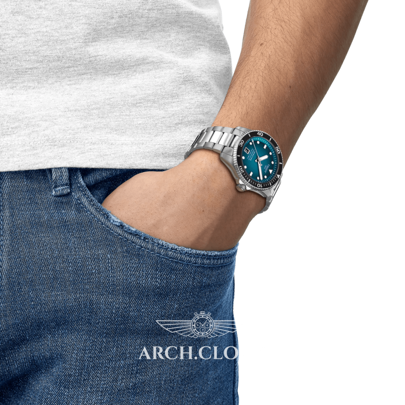 TISSOT SEASTAR 1000 POWERMATIC 80 T120.807.11.091.00 40mm, фото 4