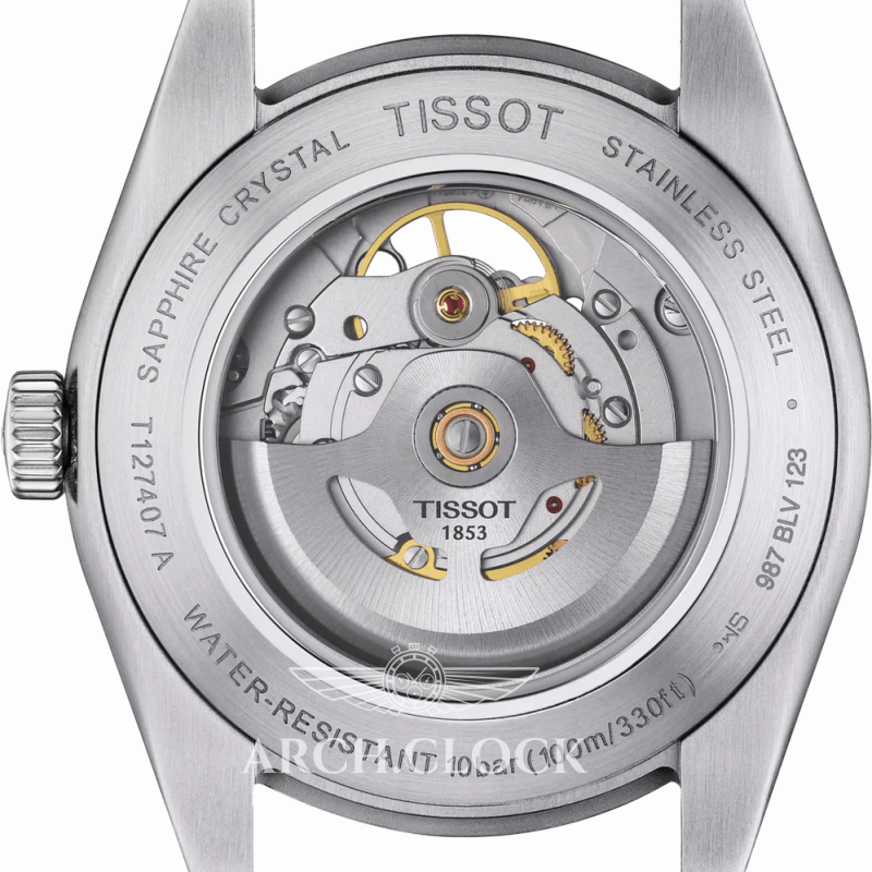 Годинник TISSOT GENTLEMAN POWERMATIC 80 OPEN HEART T127.407.11.081.00, фото 5