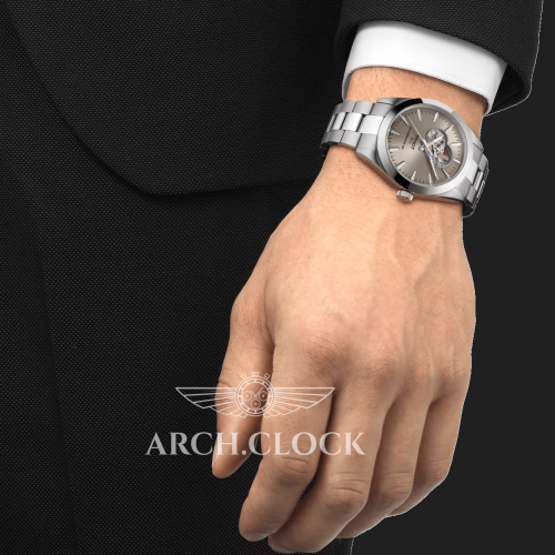 TISSOT GENTLEMAN POWERMATIC 80 OPEN HEART T127.407.11.081.00