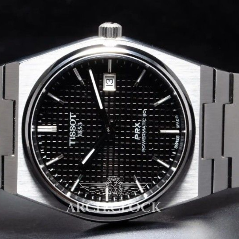 Годинник Tissot PRX T137.407.11.051.00 POWERMATIC 80, фото 12