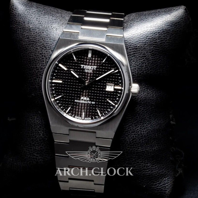 Годинник Tissot PRX T137.407.11.051.00 POWERMATIC 80, фото 3