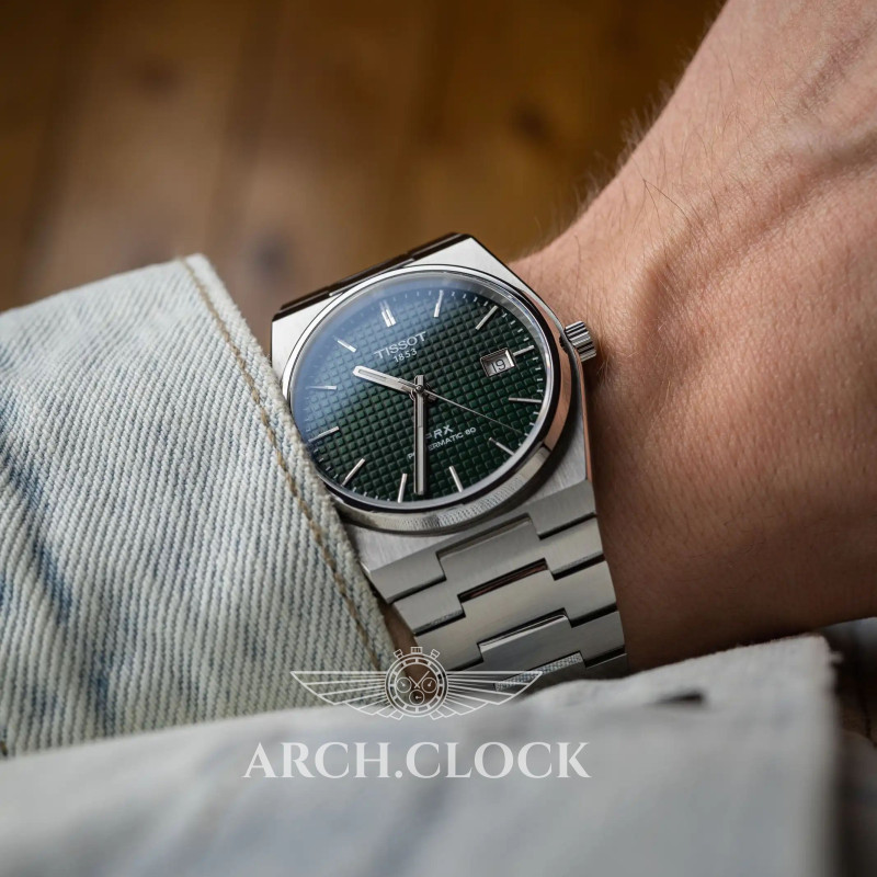 Годинник Tissot PRX T137.407.11.091.00 POWERMATIC 80, фото 6