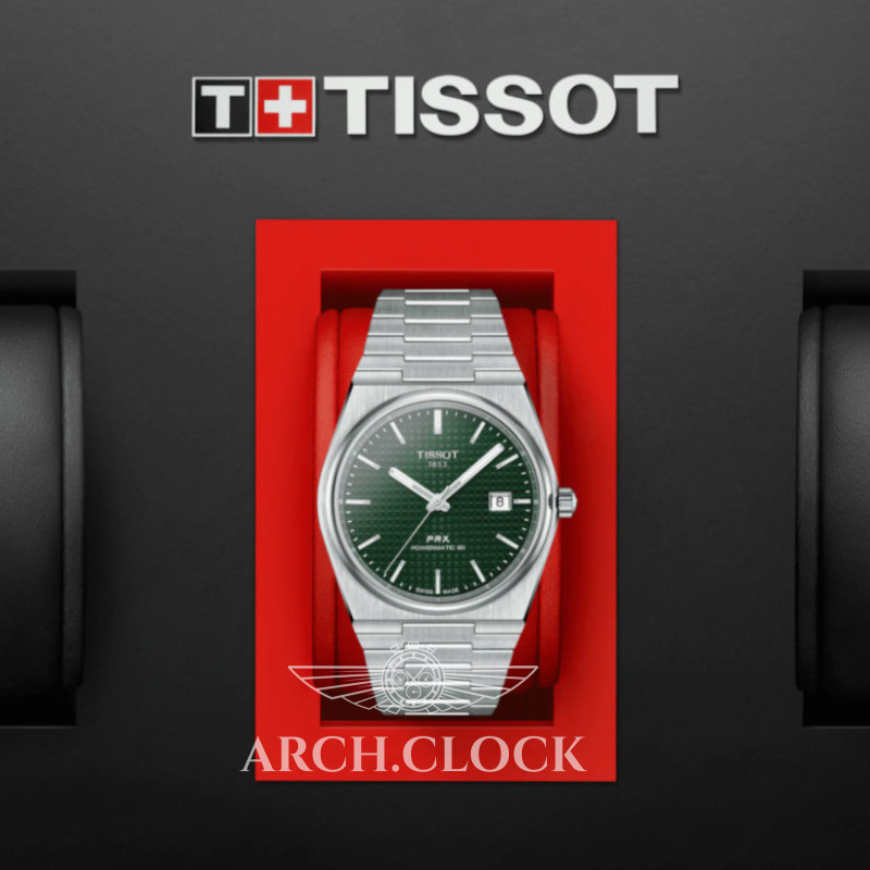 Годинник Tissot PRX T137.407.11.051.00 POWERMATIC 80, фото 2