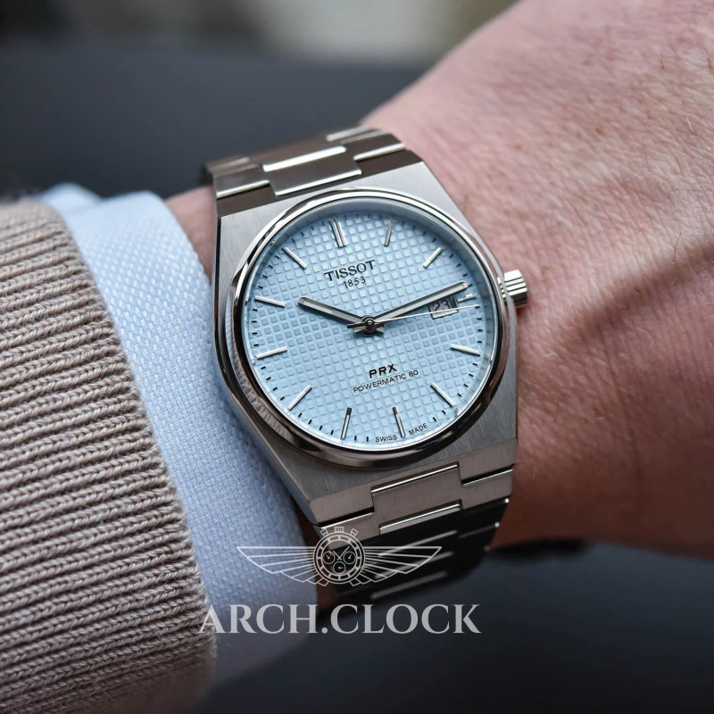 Годинник Tissot PRX Tiffany T137.407.11.351.00 POWERMATIC 80, фото 14
