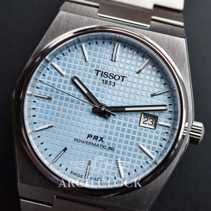 Годинник Tissot PRX Tiffany T137.407.11.351.00 POWERMATIC 80, фото 3