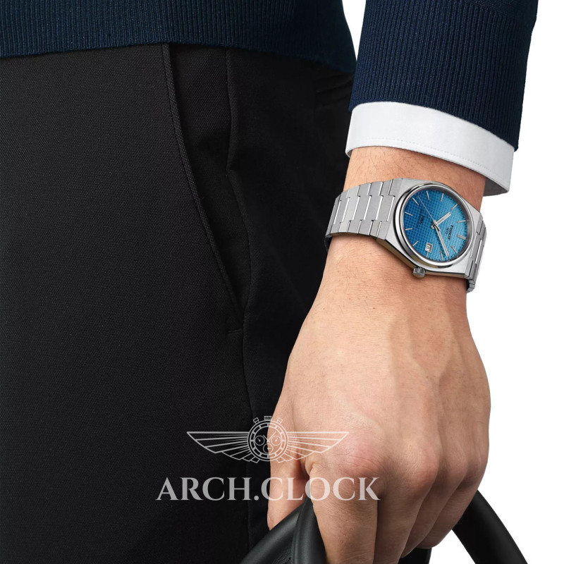 Годинник Tissot PRX T137.407.11.351.01 POWERMATIC 80, фото 4